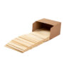 Bamboo Coffee Stirrer – Paper Box Packing (88–190mm)