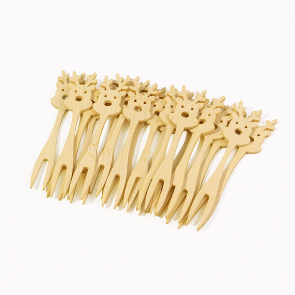 Bamboo Fruit Fork – Creative Elk Design Bulk & Wholesale Supply