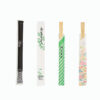 Bamboo Twins Chopsticks Square - Top Fully Paper Wrap 21cm