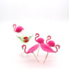 Birch Wooden Pink Flamingo Cocktail Pick