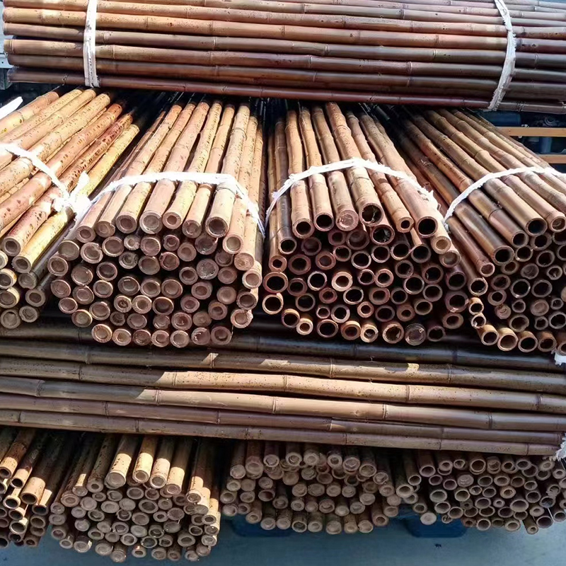 Carbonized Black Bamboo Poles Manufacturer at Lowest Wholesale Price