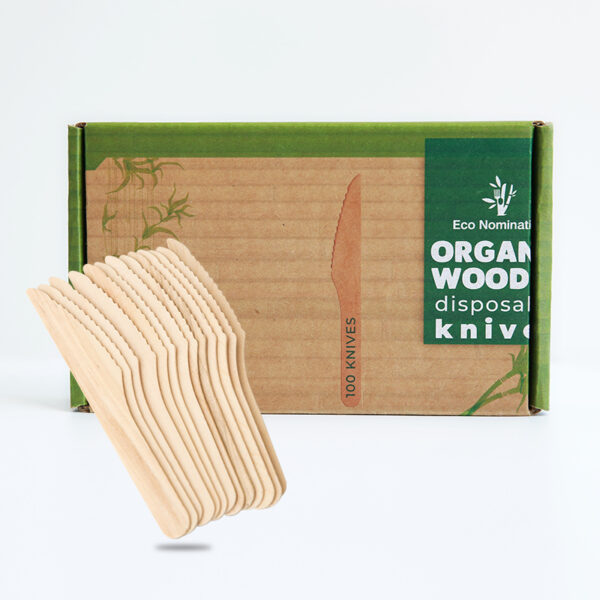 Compostable Wooden Cutlery 160mm