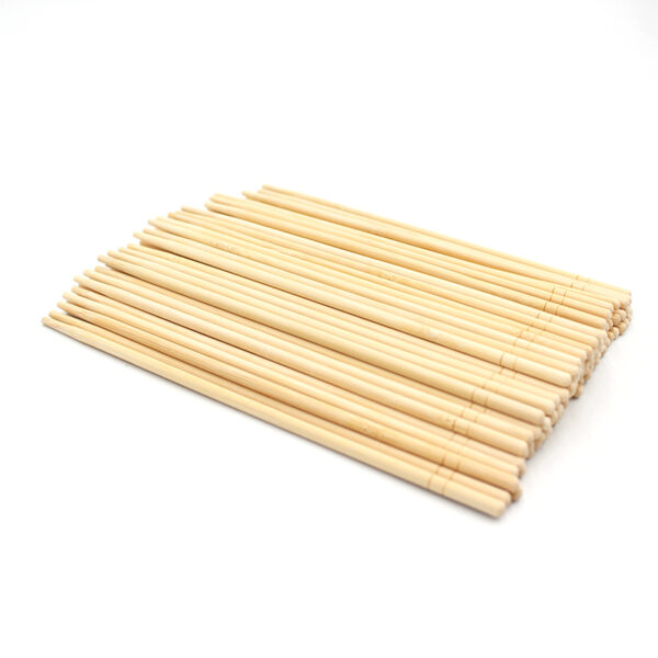 Round Bamboo Chopsticks - 5.5 mm OPP Wrapped Individual