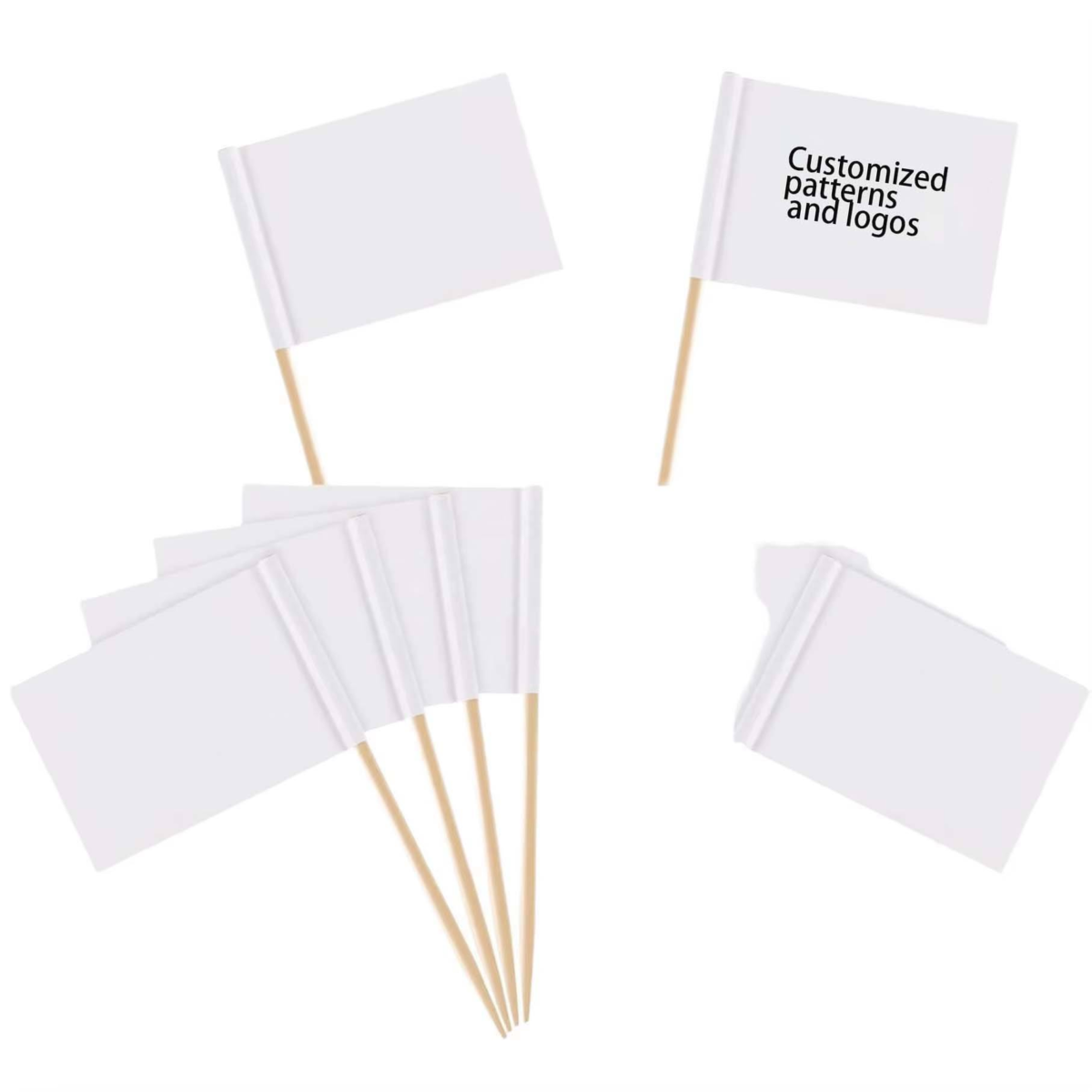 Flag Pick with Custom Design