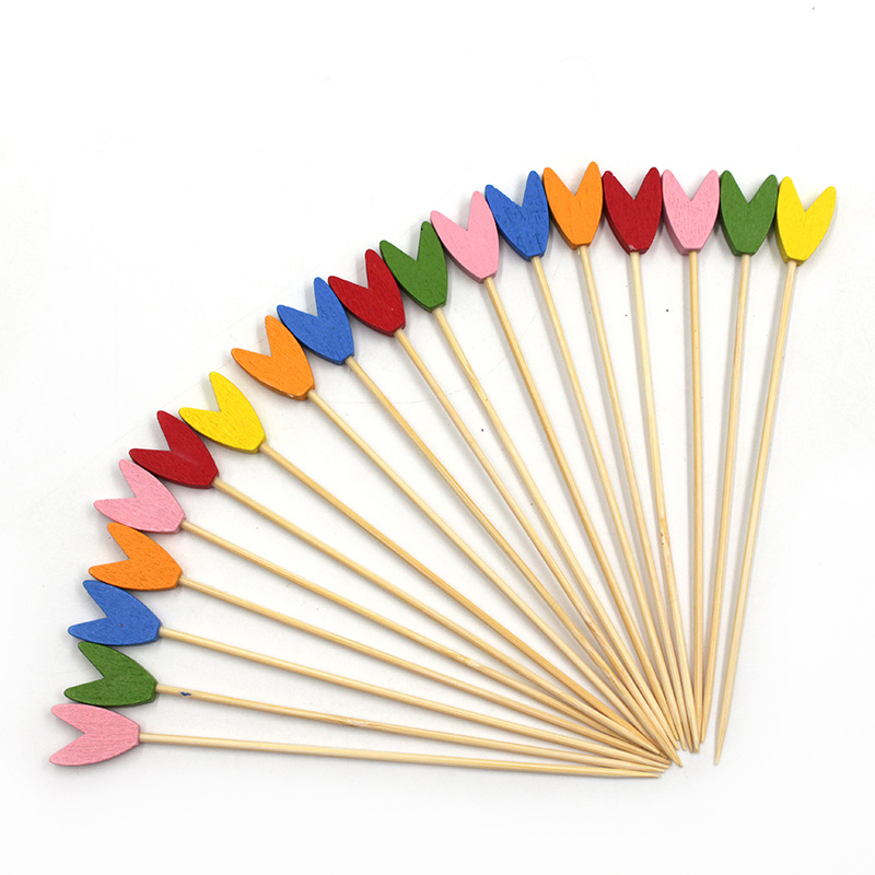 Fruit Sticks – Tulip Fruit Bamboo Sticks in Mixed Colors
