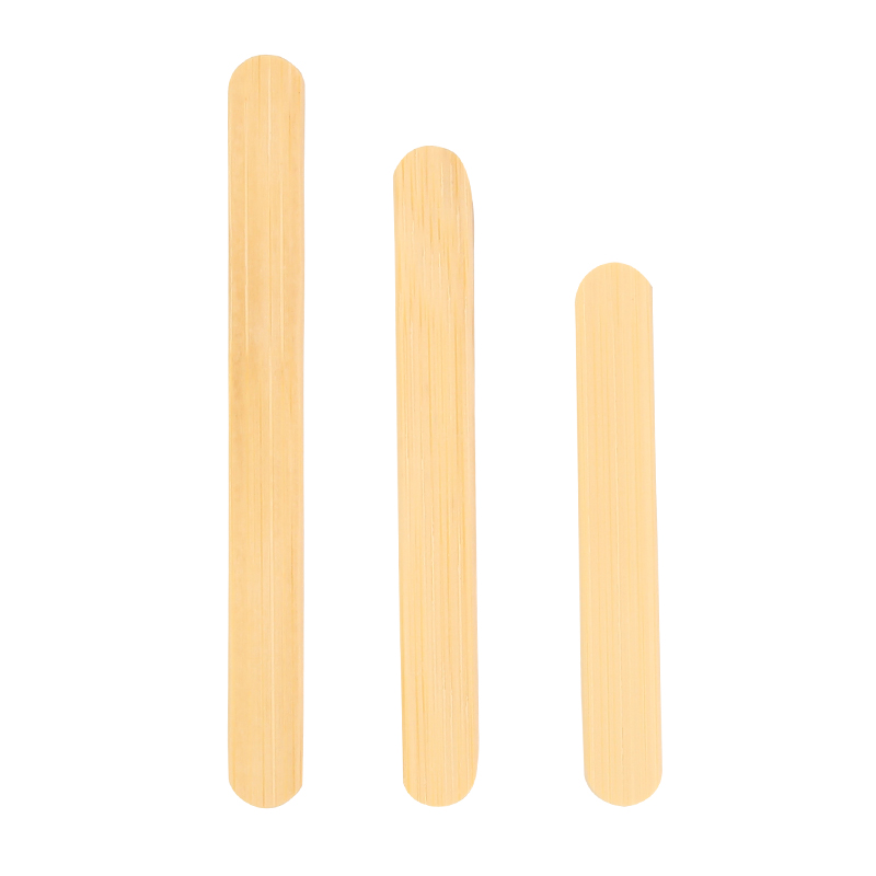 Round Edge Ice Cream Sticks Wholesale Bamboo Popsicle Sticks