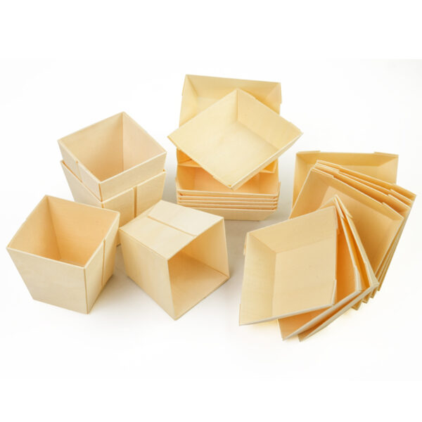 Wooden Bread Box – Nature Wooden Mini Toast Box in Natural Poplar