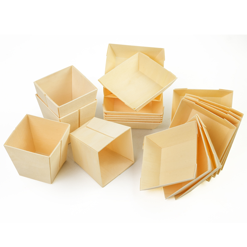 Wooden Bread Box – Nature Wooden Mini Toast Box in Natural Poplar