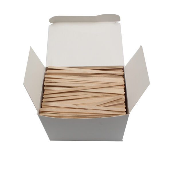 Wooden Coffee Stirrer – Paper Box Packing