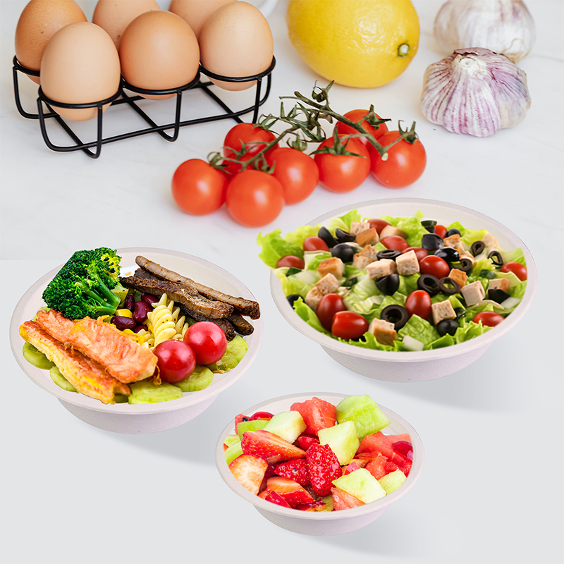 Large Round Bagasse Bowls