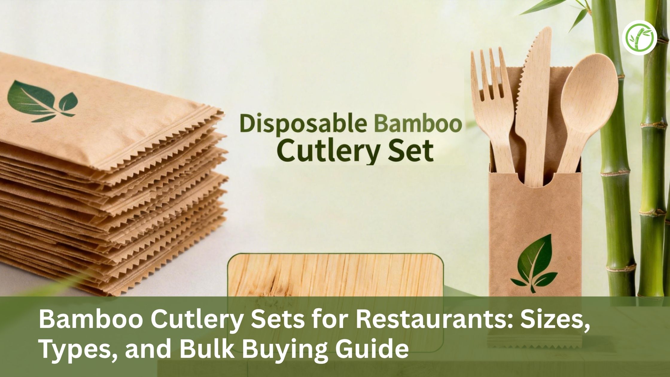 Bamboo Cutlery Sets for Restaurants