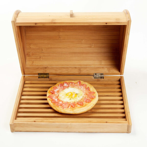 Natural Bamboo Bread Storage Container