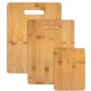 Natural Bamboo Cutting Board, 3 Sizes