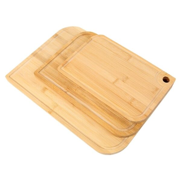 Bamboo Kitchen Prep Boards with Groove & Hang Hole