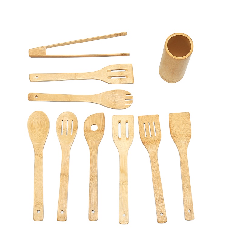 Eco-Friendly Bamboo Kitchen Tool Set