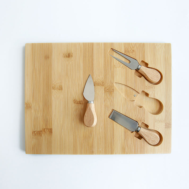 Multi-Use Bamboo Serving Tray & Cheese Board
