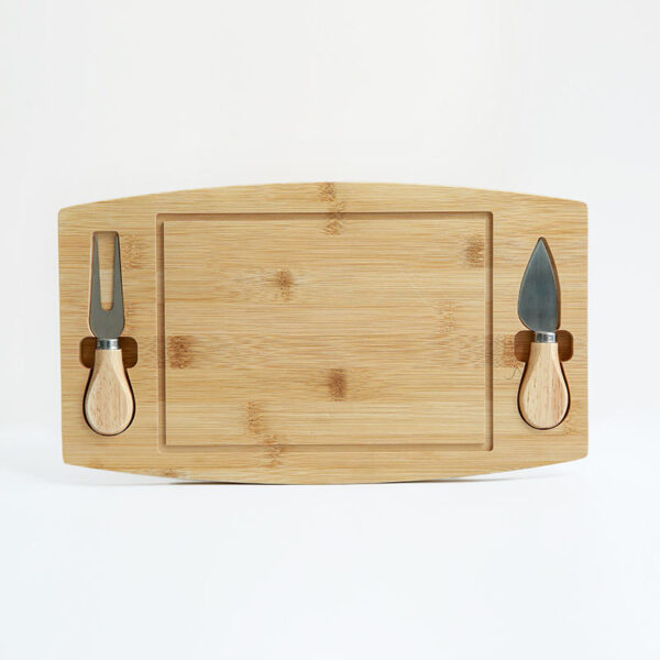 Cutlery Bamboo Cheese Board Set Wholesale At Best Price