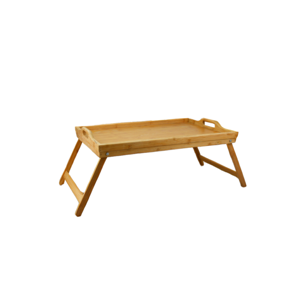 Foldable Bamboo Serving Tray – Your Go-To for Breakfast in Bed & Outdoor Picnics