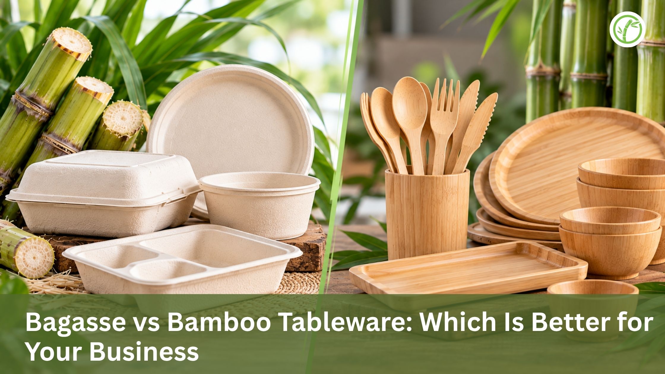 Bagasse vs Bamboo Tableware