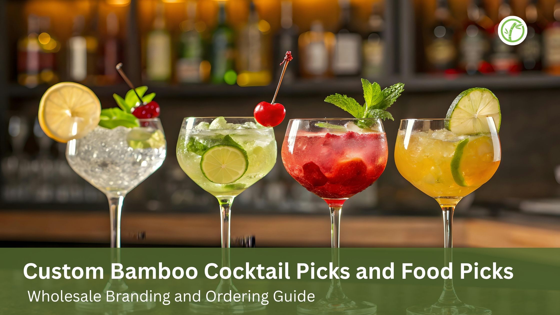 Custom Bamboo Cocktail Picks and Food Picks: Wholesale Branding and Ordering Guide