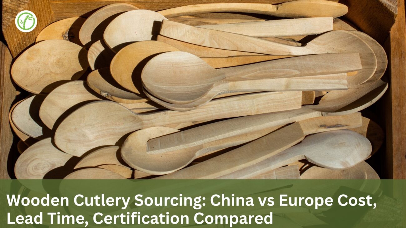 Wooden Cutlery Sourcing: China vs Europe Cost, Lead Time, Certification Compared