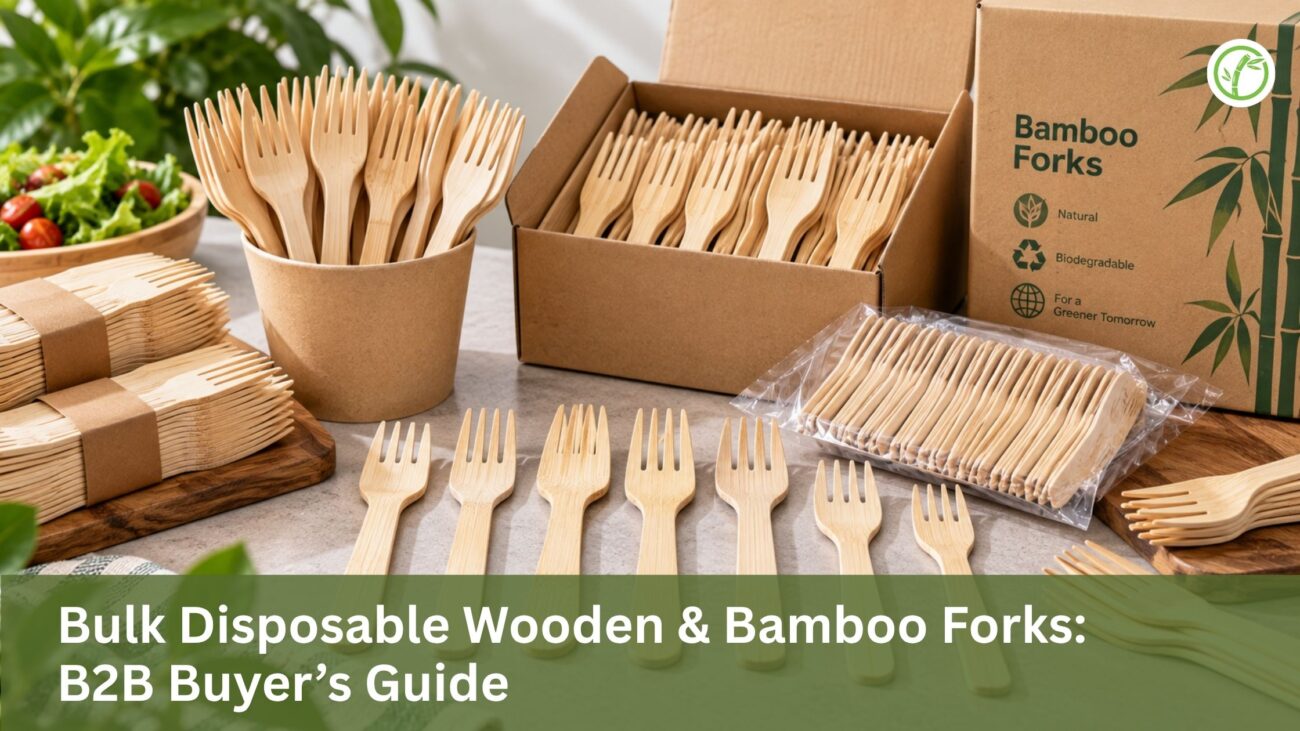 Bulk Disposable Wooden & Bamboo Forks: B2B Buyer’s Guide