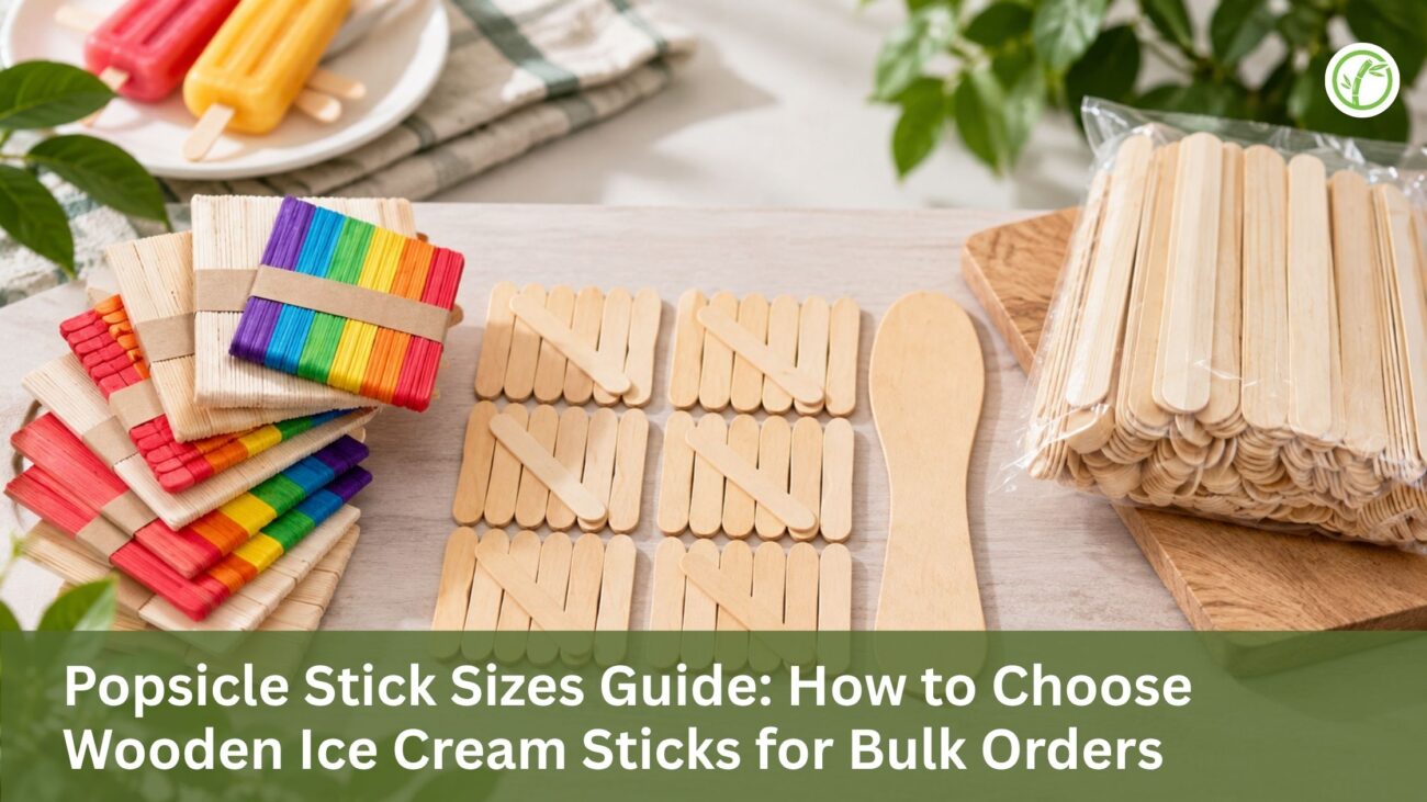 Popsicle Stick Sizes Guide: How to Choose Wooden Ice Cream Sticks for Bulk Orders